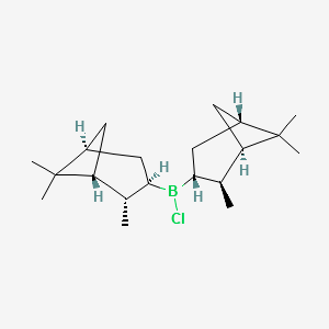 (-)-Diisopinocampheyl chloroborane structure, CAS 85116-37-6