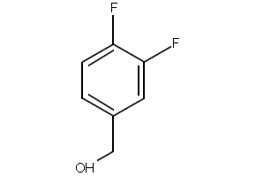 3,4-Difluorobenzyl alcohol structure, CAS 85118-05-4