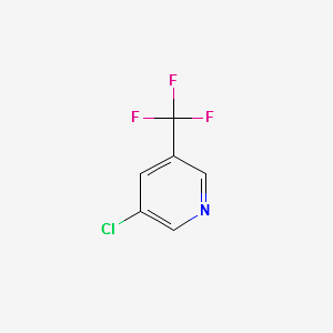 3-Chloro-5-(trifluoromethyl)pyridine structure, CAS 85148-26-1