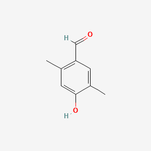 4-Hydroxy-2,5-dimethylbenzaldehyde structure, CAS 85231-15-8