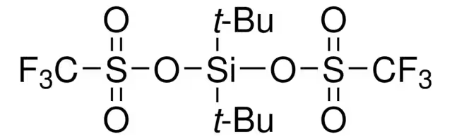 Di-tert-butylsilyl bis(trifluoromethanesulfonate) structure, CAS 85272-31-7