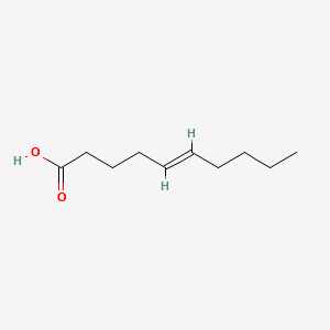 5-Decenoic acid structure, CAS 85392-03-6