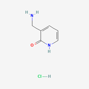 2-Hydroxy-3-(aminomethyl)pyridine hydrochloride structure, CAS 85468-38-8