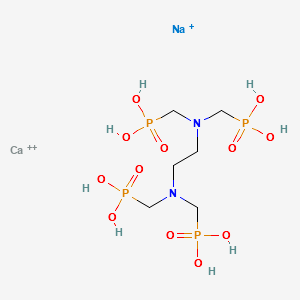 [1,2-Ethanediylbis[nitrilobis(methylene)]]tetrakisphosphonic acid calcium sodium salt structure, CAS 85480-89-3