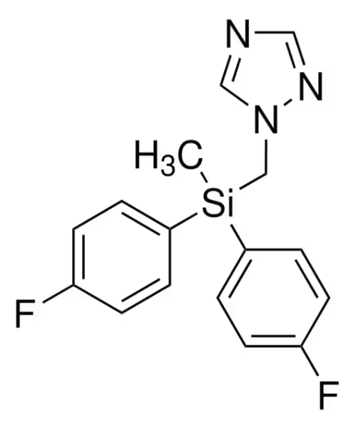Flusilazole structure, CAS 85509-19-9