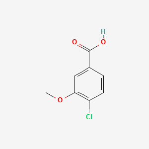 4-Chloro-3-methoxybenzoic acid structure, CAS 85740-98-3