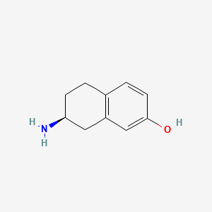 (S)-2-Amino-7-hydroxytetralin structure, CAS 85951-60-6