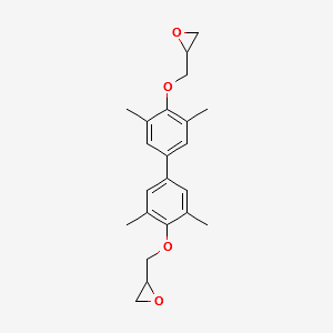 4,4'-Bis(2,3-epoxypropoxy)-3,3',5,5'-tetramethylbiphenyl structure, CAS 85954-11-6