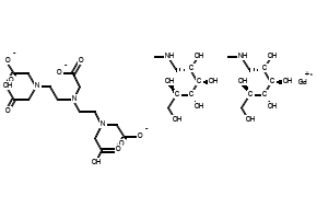 Gadopentetate dimeglumine structure, CAS 86050-77-3