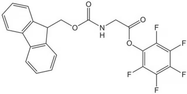 Fmoc-glycine pentafluorophenyl ester structure, CAS 86060-85-7
