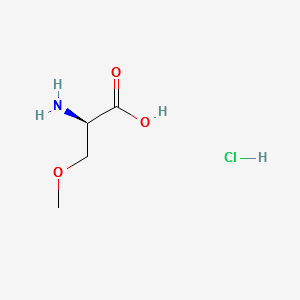(R)-2-Amino-3-methoxypropanoic acid hydrochloride structure, CAS 86118-10-7