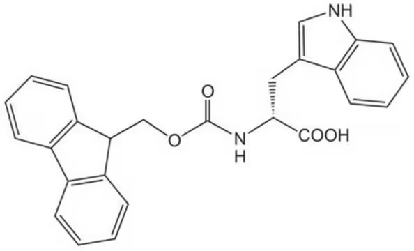Fmoc-D-tryptophan structure, CAS 86123-11-7