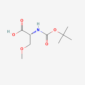 Boc-O-Methyl-D-serine structure, CAS 86123-95-7