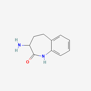 3-Amino-2,3,4,5-Tetrahydro-1H-1-benzazepin-2-one structure, CAS 86499-35-6