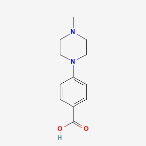 4-(4-Methylpiperazino)benzoic acid structure, CAS 86620-62-4