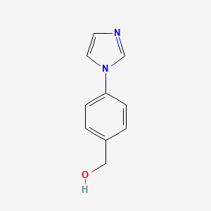 [4-(1H-Imidazol-1-yl)phenyl]methanol structure, CAS 86718-08-3