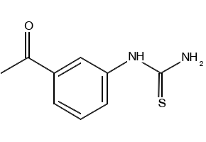 1-(3-Acetylphenyl)-2-thiourea structure, CAS 86801-04-9