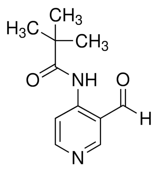 4-[(2,2-Dimethylpropanoyl)amino]pyridine-3-carboxaldehyde structure, CAS 86847-71-4