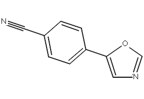 4-(1,3-Oxazol-5-yl)benzonitrile structure, CAS 87150-13-8