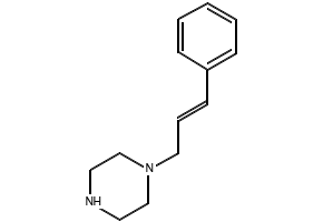 trans-1-Cinnamylpiperazine structure, CAS 87179-40-6