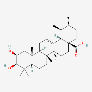 2beta-Hydroxyursolic acid structure, CAS 87205-98-9