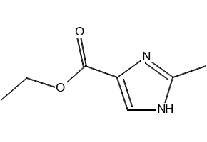 Ethyl 2-methyl-1H-imidazole-4-carboxylate structure, CAS 87326-25-8