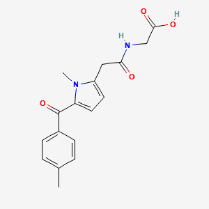 Tolmetin glycinamide structure, CAS 87344-05-6