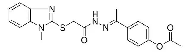 2-[(1-Acetyl-2-oxopropyl)thio]-N-cyclohexyl-1H-benzimidazole-1-carboxamide structure, CAS 98183-15-4