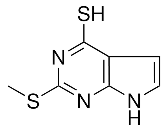 4-Amino-7H-pyrrolo[2,3-d]pyrimidine-2-thiol structure, CAS 98198-24-4