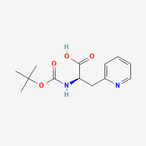 Boc-D-2-pyridylalanine structure, CAS 98266-32-1