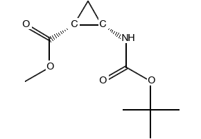 2-(Acetyloxy)cyclopropanecarboxylic acid methyl ester structure, CAS 98272-73-2