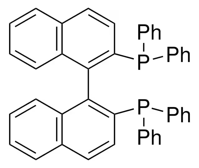 (+/-)-2,2'-Bis(diphenylphosphino)-1,1'-binaphthyl structure, CAS 98327-87-8