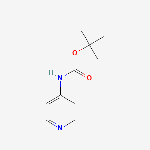 4-(Boc-amino)pyridine structure, CAS 98400-69-2