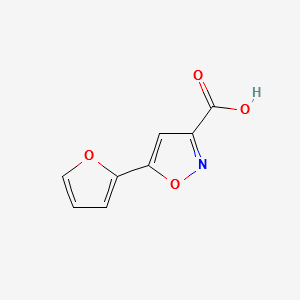 5-(2-Furyl)isoxazole-3-carboxylic acid structure, CAS 98434-06-1