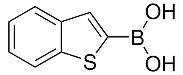 2-Benzothienylboronic acid structure, CAS 98437-23-1