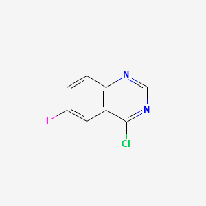 4-Chloro-6-iodoquinazoline structure, CAS 98556-31-1