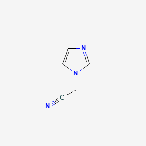 1-(Cyanomethyl)imidazole structure, CAS 98873-55-3