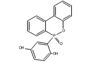 10-(2,5-Dihydroxyphenyl)-10H-9-oxa-10-phospha-phenantbrene-10-oxide structure, CAS 99208-50-1