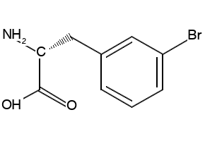 3-Bromo-D-phenylalanine structure, CAS 99295-78-0