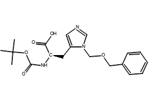 N-Boc-N'-benzyloxymethyl-L-histidine structure, CAS 99310-01-7