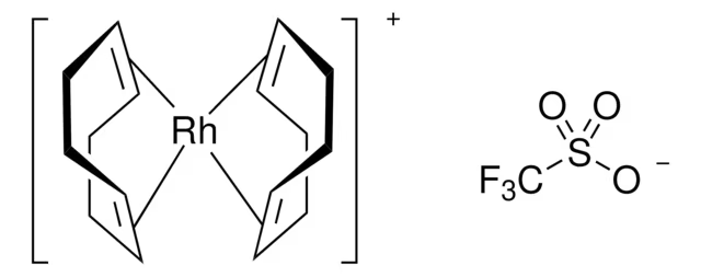Bis(1,5-cyclooctadiene)rhodium(I) trifluoromethanesulfonate structure, CAS 99326-34-8