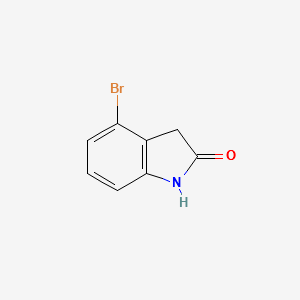 4-Bromo-2-oxyindole structure, CAS 99365-48-7