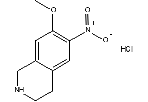 7-Nitro-1,2,3,4-tetrahydroisoquinoline hydrochloride structure, CAS 99365-69-2