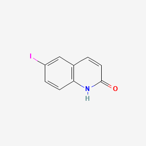 6-Iodo-1H-quinolin-2-one structure, CAS 99455-01-3