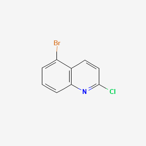 5-Bromo-2-chloroquinoline structure, CAS 99455-13-7