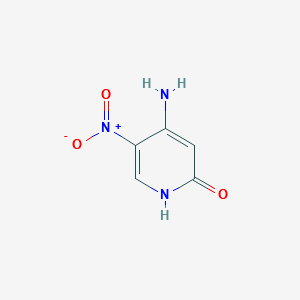 4-Amino-5-nitro-2-pyridinol structure, CAS 99479-77-3