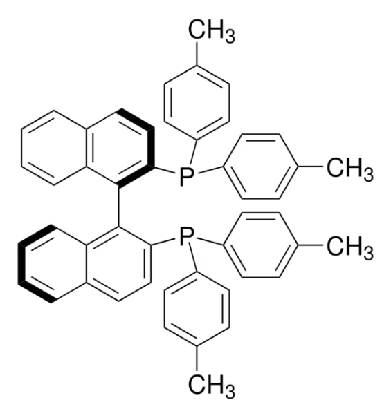 (R)-(+)-2,2'-Bis(di-p-tolylphosphino)-1,1'-binaphthyl structure, CAS 99646-28-3