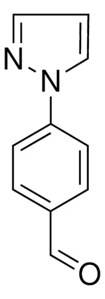 4-Pyrazol-1-yl-benzaldehyde structure, CAS 99662-34-7