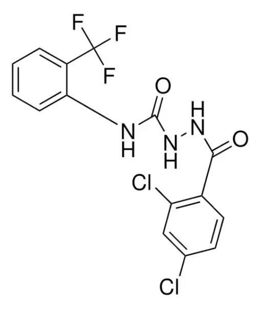 1-(4-Trifluoromethylphenyl)-2-nitroethylene structure, CAS 99696-01-2