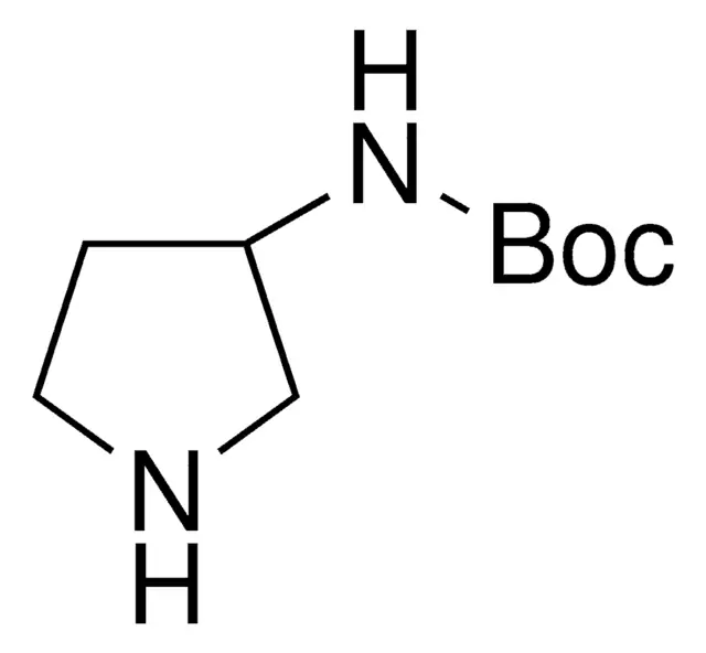3-N-Boc-aminopyrrolidine structure, CAS 99724-19-3